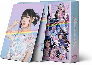 Amazon.com: Funwaretech New Jeans Get UP Laser Photocards Set