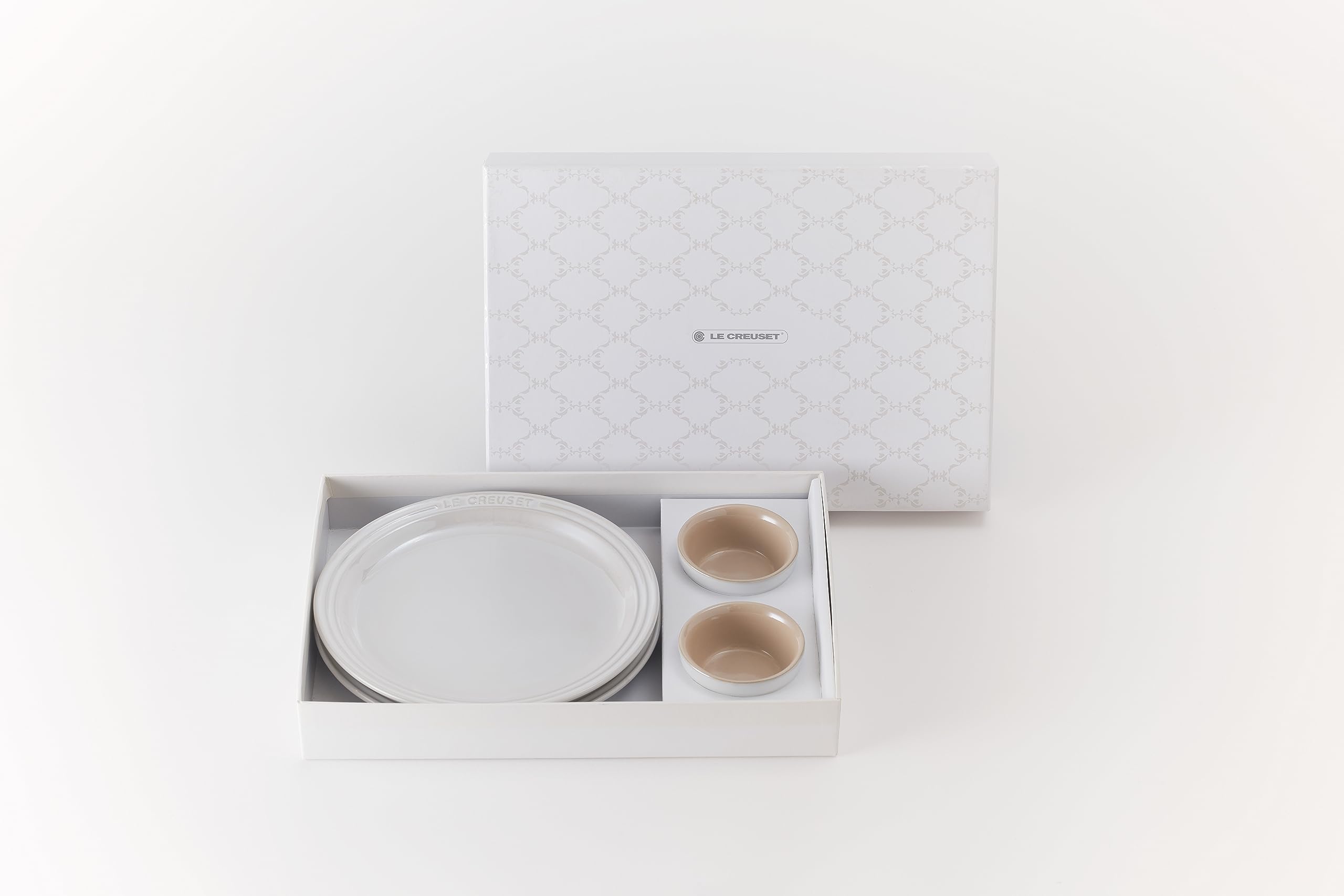 Amazon.co.jp: ル・クルーゼ(Le Creuset) ラウンド・プレート セット