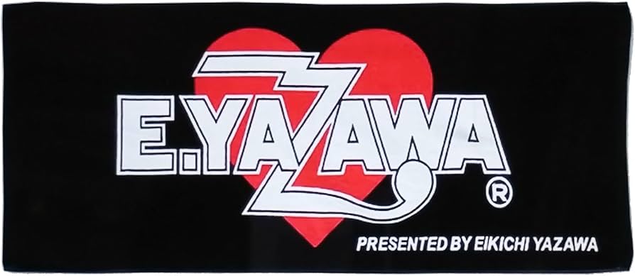 Amazon.co.jp: 矢沢永吉 FT フェイスタオル 62 (ロゴハート)ブラック