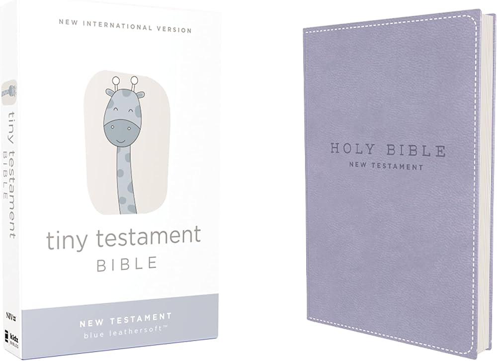 NIV, Tiny Testament Bible, New Testament, Leathersoft, Blue