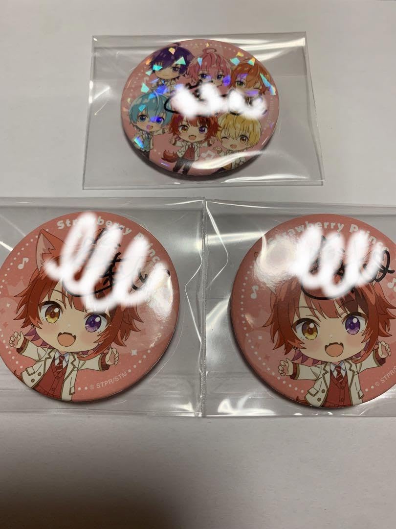 Amazon | 莉犬くん 缶バッジ 直筆サイン入り3個セット | バッジ | おもちゃ