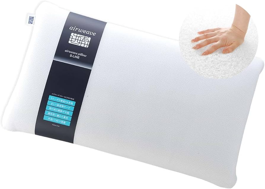 Amazon｜エアウィーヴ(airweave) 枕 ピロー S-LINE 幅約66×長さ約40×高