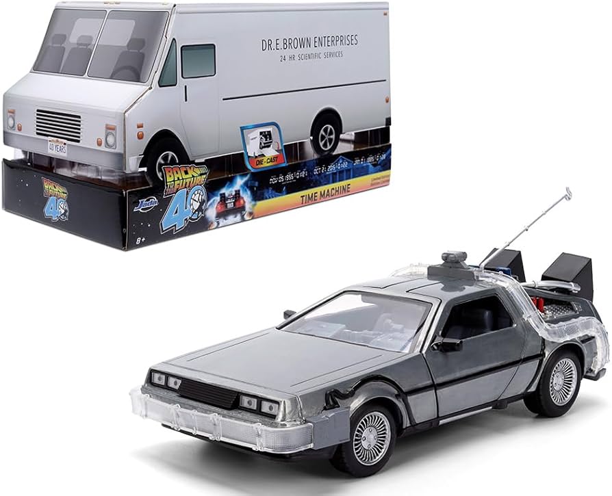 Amazon | JADA TOYS 1/24 バックトゥザフューチャー 40周年 デロリアン