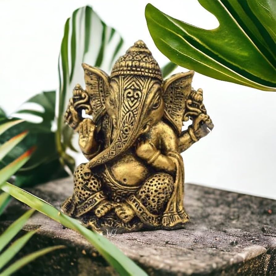 ガネーシャ像（立） 金属製 約4cm ー インドの小さな神さま ー