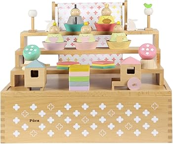 Amazon | プーカのひなにんぎょう HAKO ハコ Puca 雛人形 収納飾り 五