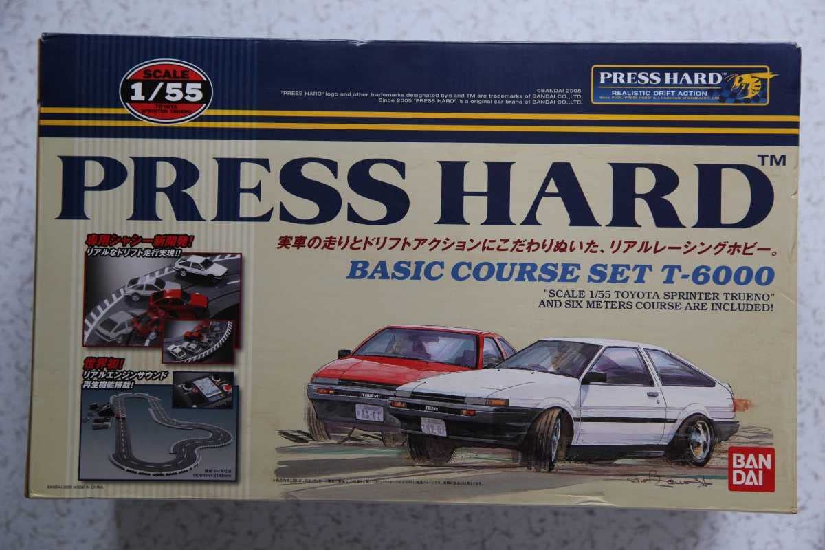 バンダイプレスハードスロットカーセット トヨタAE86T.6000