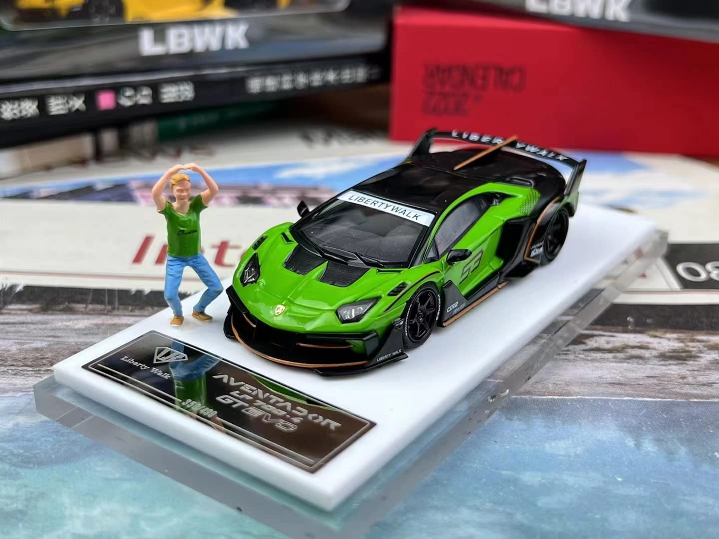 Amazon | 1/64 Star Model ランボルギーニ アヴェンタドール LBWK