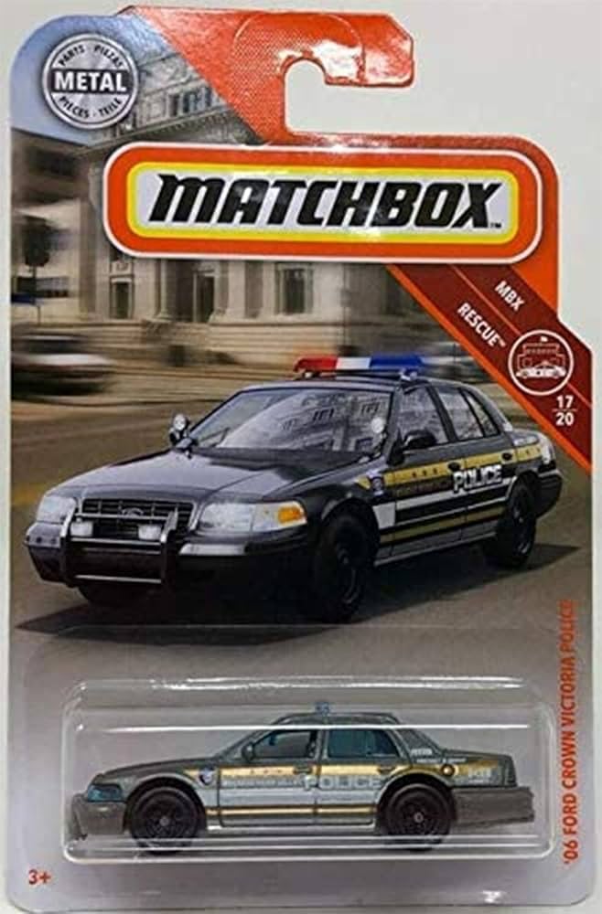 Amazon.com: Matchbox '06 Ford Crown Victoria Police : Toys & Games