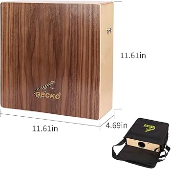 Amazon | GECKO カホン、カジョンドラム、ポータブルカホン - 両面