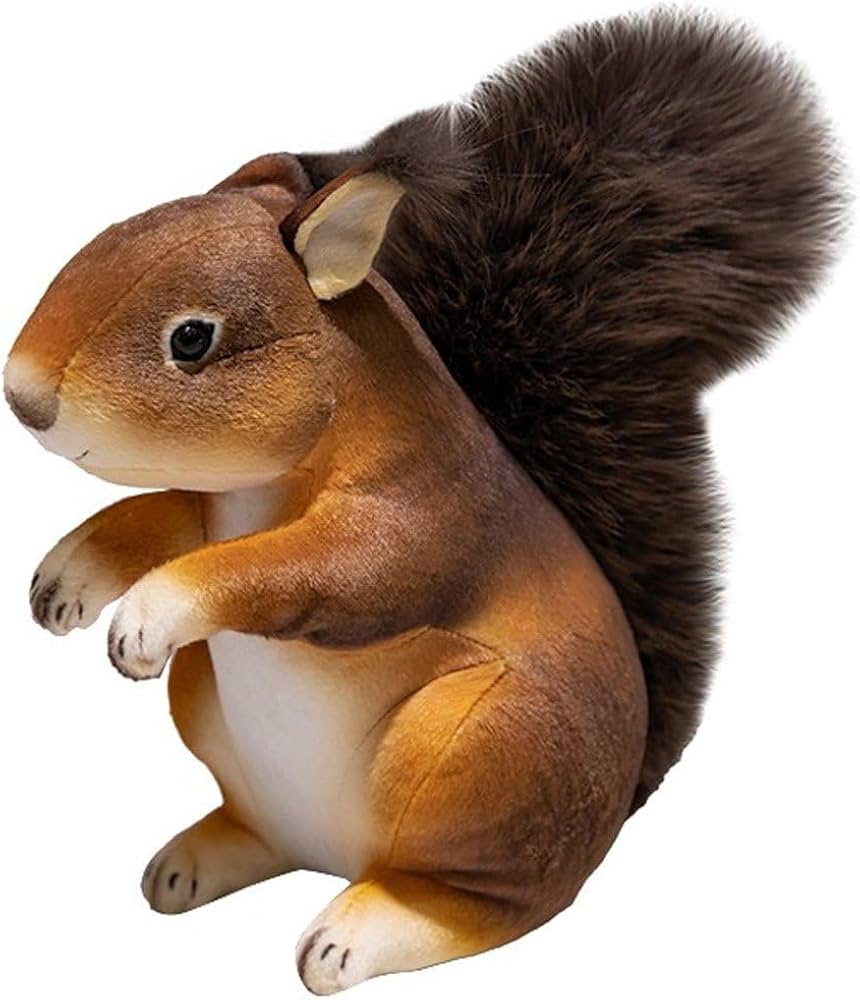 Amazon.co.jp: リスのぬいぐるみかわいいリスのぬいぐるみ人形