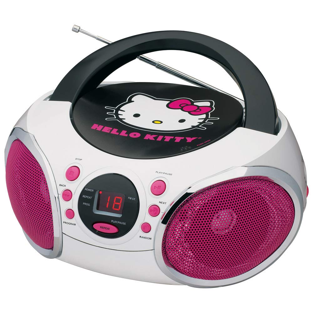 Amazon.co.jp: Hello Kitty KT2026-MBY Portable Stereo CD Boombox