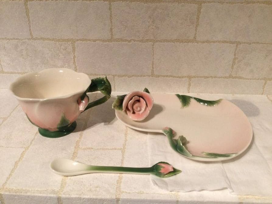 Amazon.co.jp: マイセン 華麗なる花コレクション 薔薇 ローズ ティー