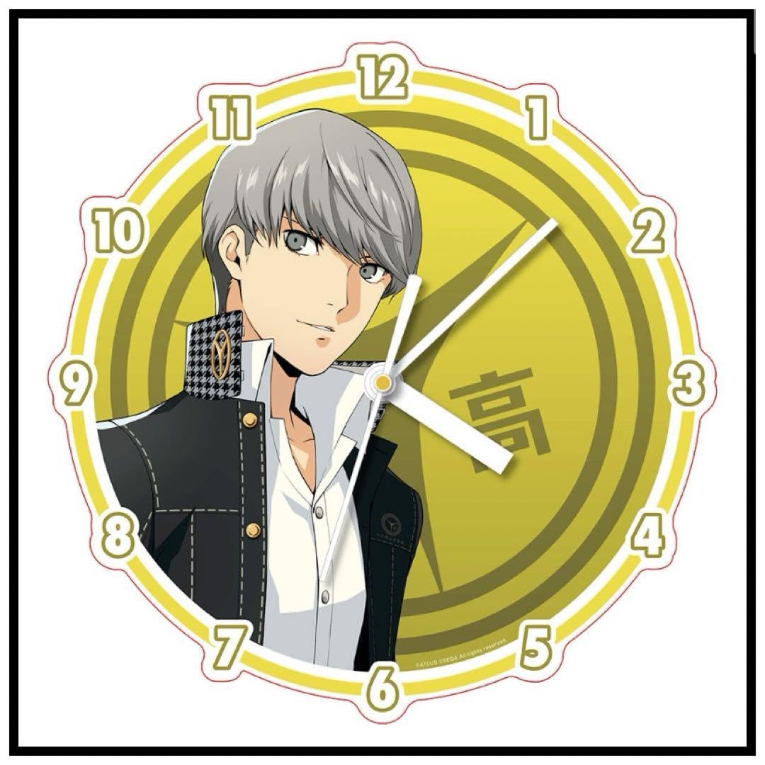 Amazon.co.jp: ペルソナ 25周年 P4主人公 鳴上悠 アクリル時計 : ホビー