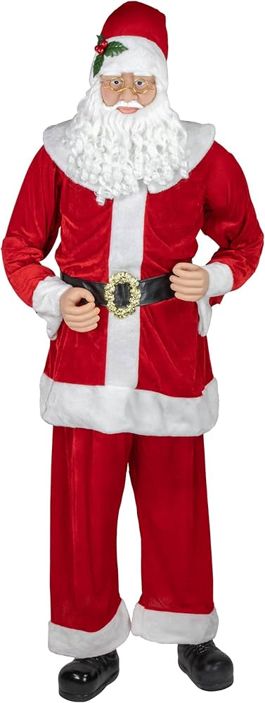 Amazon.co.jp: サンタクロース ディスプレイ用 等身大 人形 クリスマス