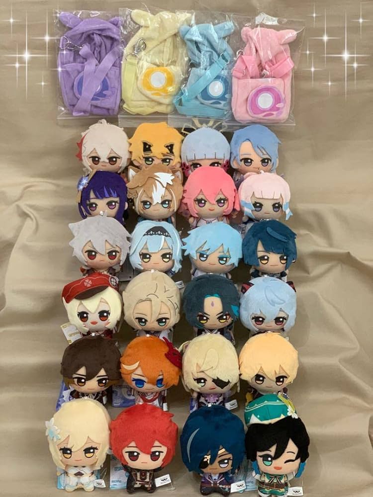 Amazon.co.jp: 原神 ちびぐるみ vol.1?vol.6 全24種 くるんでバッグ 全