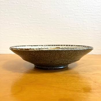 Amazon.co.jp: 舩木研兒 布志名焼 鹿図皿 絵皿 飾り皿 スリップウェア