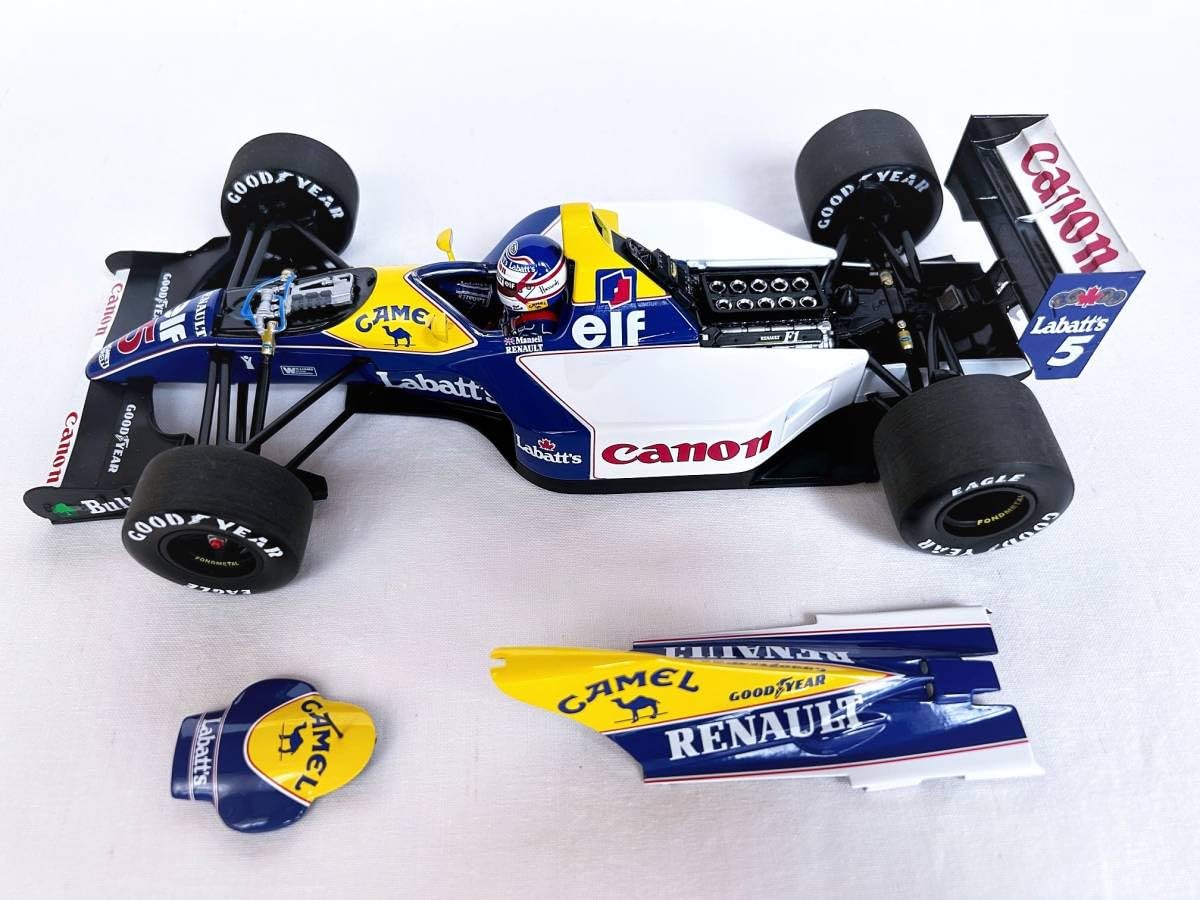 Amazon | 1/18 ウイリアムズ ルノー FW14B N.マンセル キャメル仕様