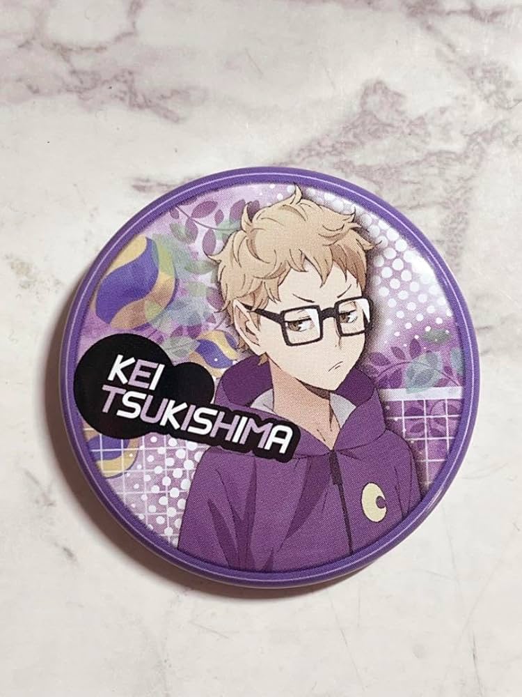Amazon.co.jp: ハイキュー!! 月島蛍 思い出 幼少期 缶バッジ おまけ
