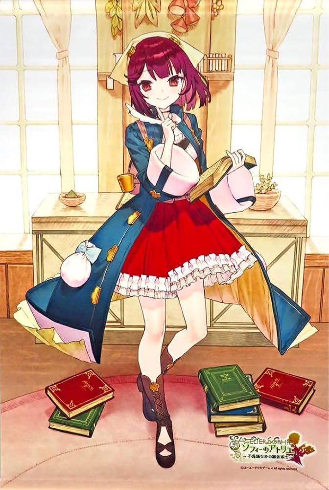 Amazon.co.jp: ソフィーのアトリエ 特典 タペストリー いつものあたし