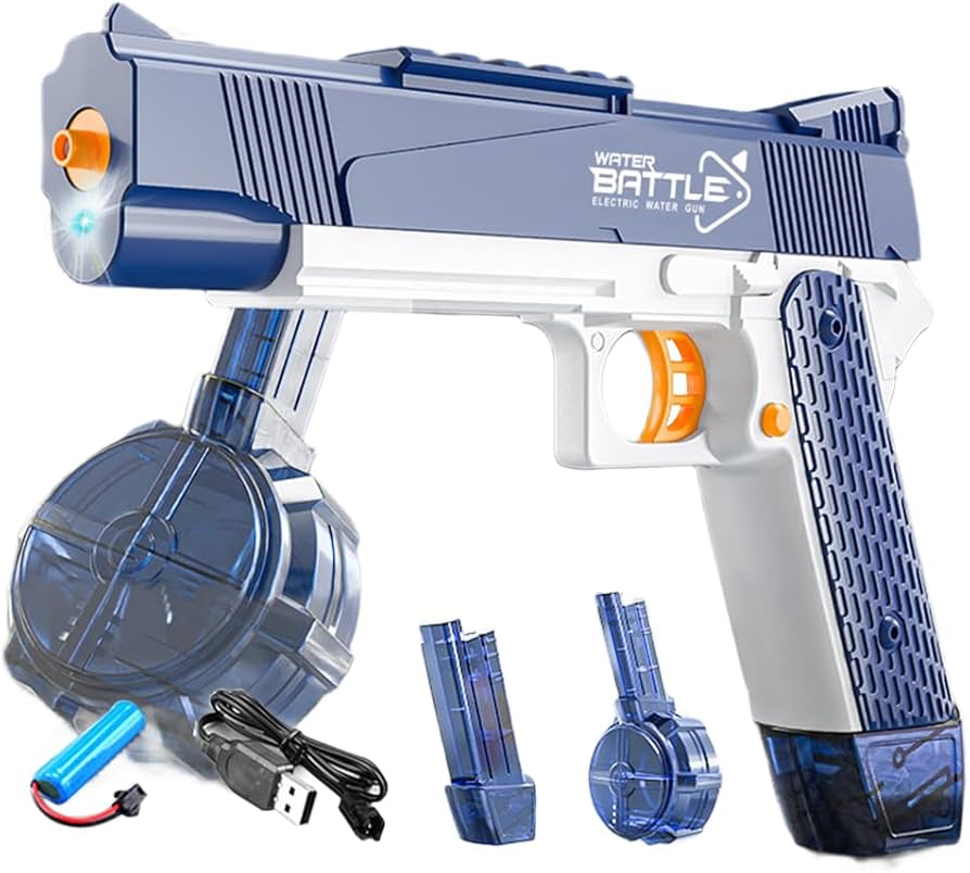 Amazon | 水鉄砲 ウォーターガン 【2024の新スタイル】人気 自動水鉄砲
