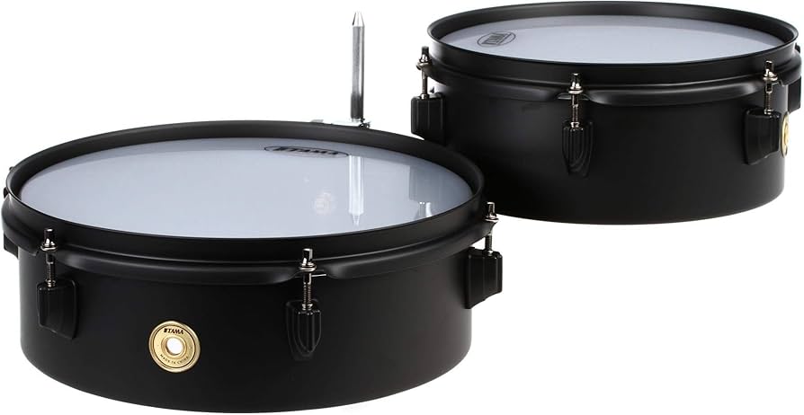 Amazon | TAMA タマ ブラック・スティール・ミニ・ティンバレス 【10