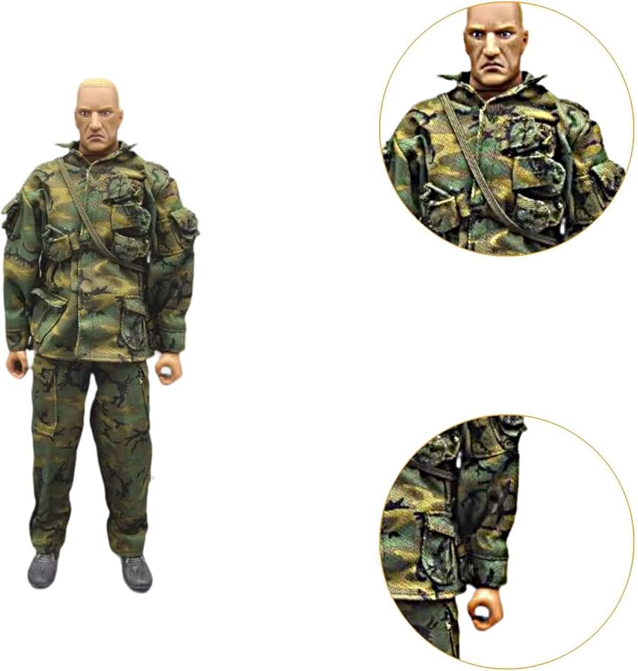 Amazon | KLKCMS 1/6スケール男性アクションフィギュア リアル