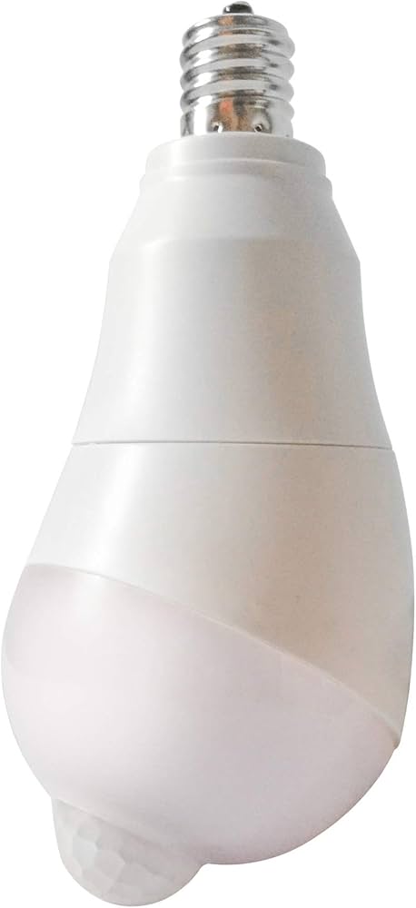 Amazon | E17 センサー付きLED電球 LED人感センサー電球 人感センサー