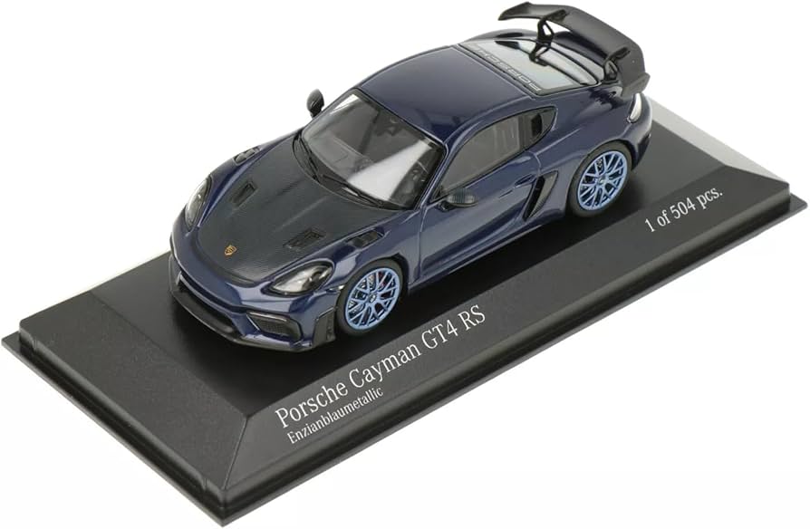 Amazon | ミニチャンプス 1/43 ポルシェ ケイマン GT4 RS 2021 ブルー