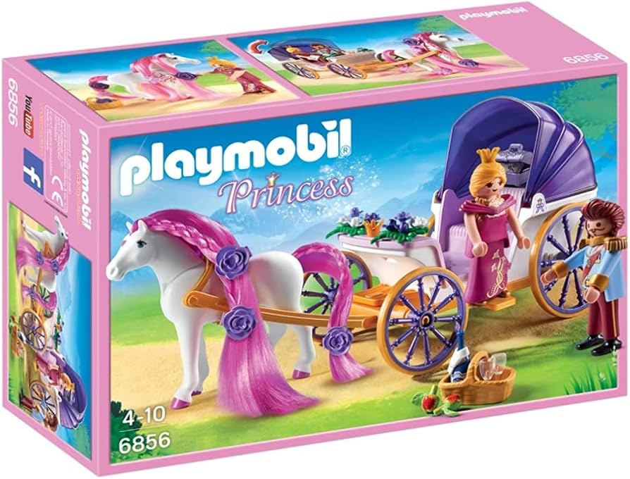 Amazon.co.jp: プレイモービル 6856 ロイヤルカップルの馬車 playmobil