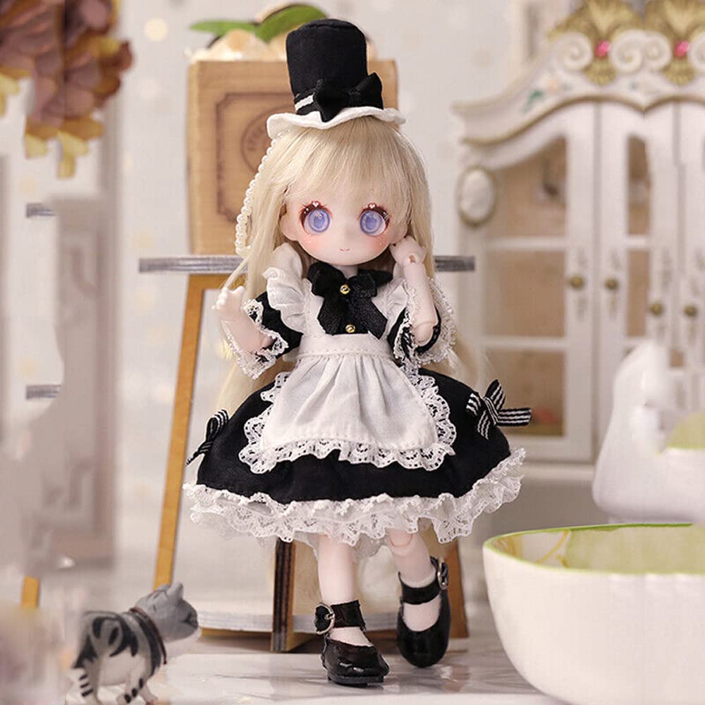 Amazon.co.jp: KAKAA BJDドール フルセット1/8 球体関節人形 14.5cm SD