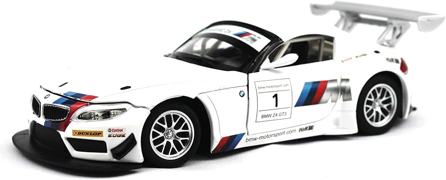 Amazon.com: Motor city classics 1:24 2013 BMW Z4 GT3- White