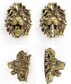 Amazon.co.jp: ライオンヘッド壁掛け 噴水噴霧器ノズルゴールデン