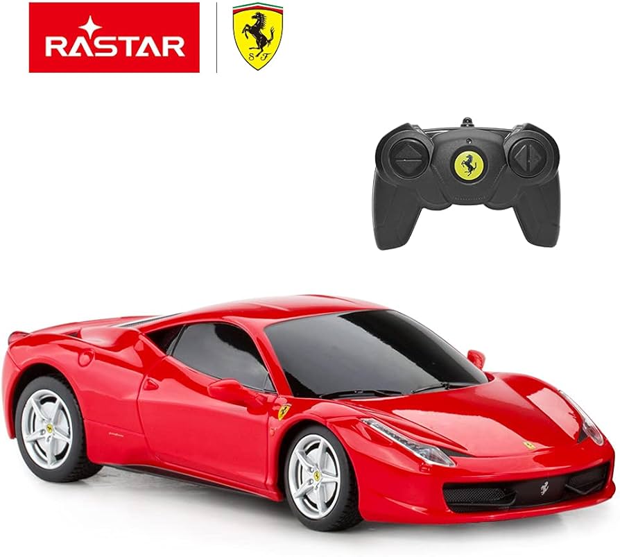 Rastar Ferrari Remote Control Car, 1/24 Scale Ferrari 458 Italia