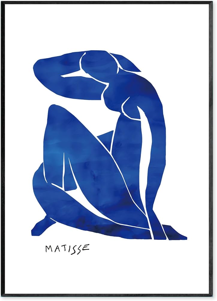 Amazon.co.jp: アンリ マティス ポスター アートポスター ブルーヌード