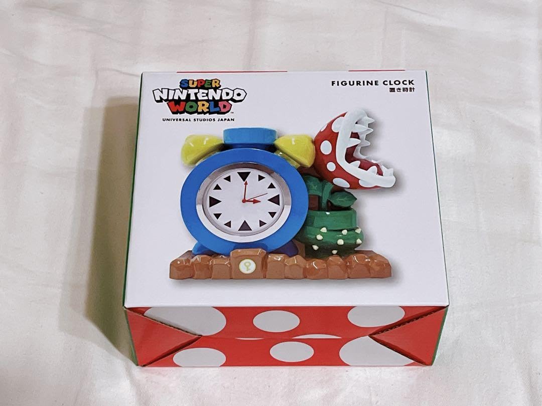 Amazon.co.jp: USJ限定 パックンフラワー 置き時計 ニンテンドー