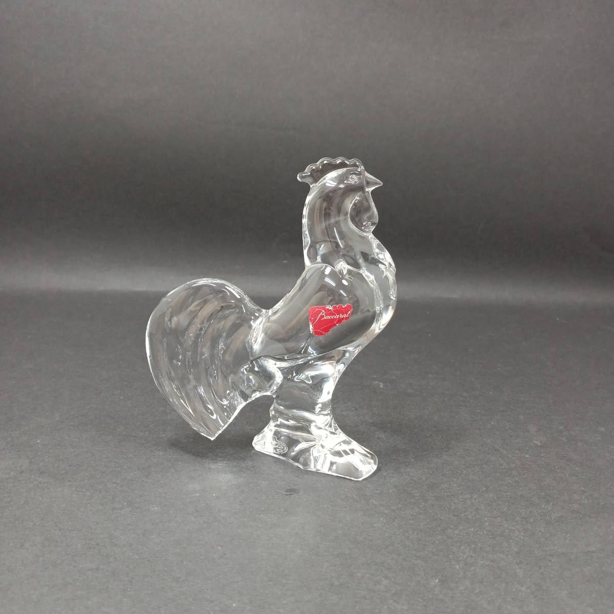 Amazon.co.jp: □バカラ Baccarat 干支 酉 鳥 ニワトリ 置物 フィギュ