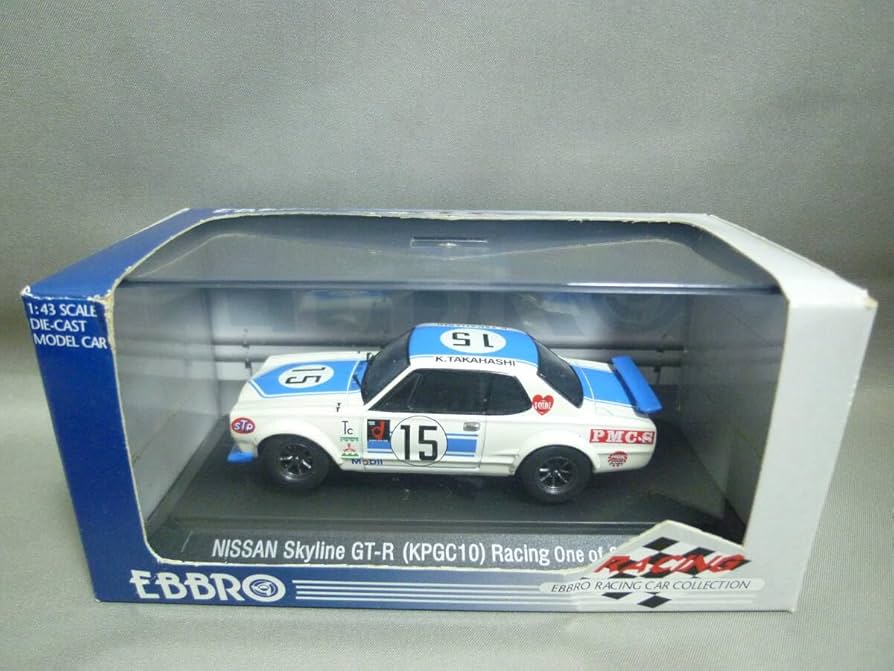 Amazon | エブロ 1/43 スカイライン GT-R KPGC10 レーシング 高橋国光