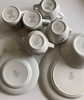 Amazon.co.jp: ウェッジウッド ピーターラビット 食器セット ティー