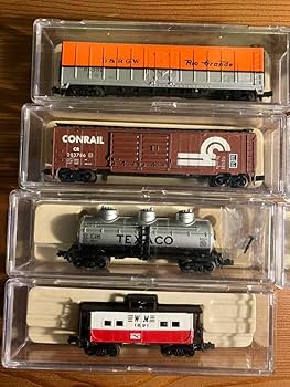 Amazon | Nゲージ 外国車両 貨車 バックマン 7両セット アメリカ貨物