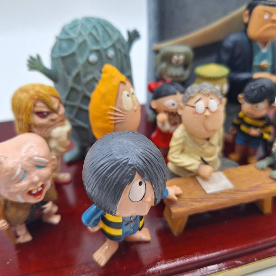 レア 水木しげる 旭日小綬章記念の特製ブロンズフィギュア 妖怪達に