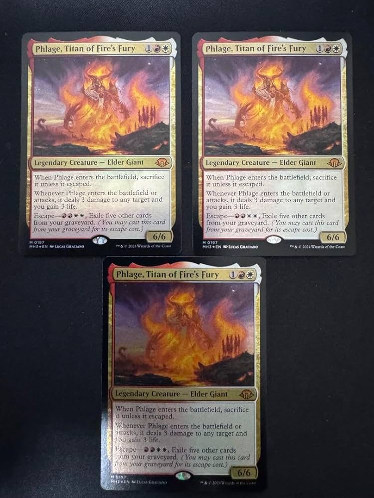 MTG 火の怒りのタイタン、フレージ 英語版 4枚セット MTG 火の怒りの