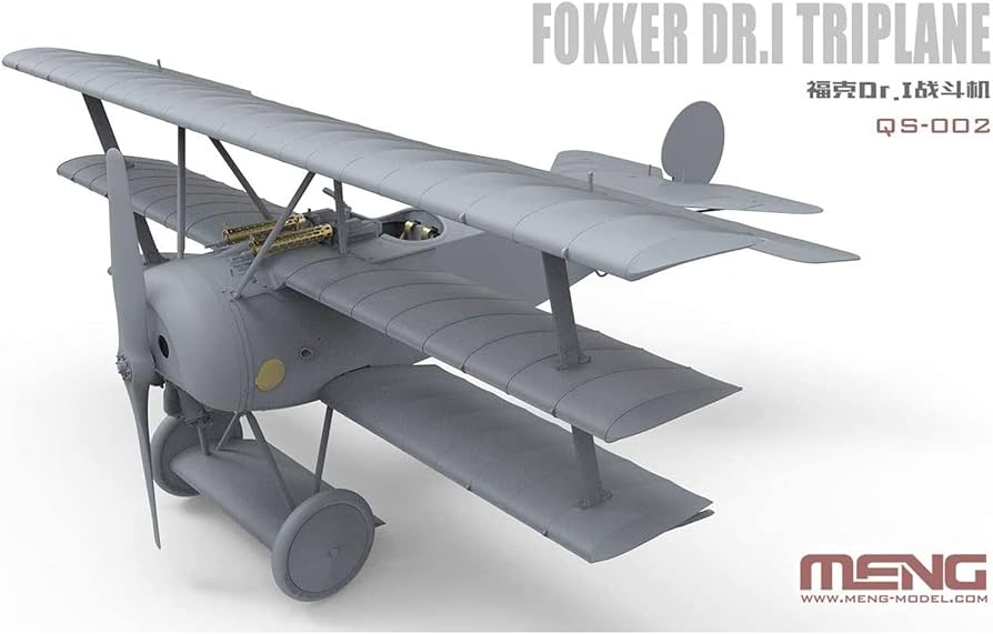 Amazon | モンモデル 1/32 ドイツ空軍 フォッカー Dr.1 戦闘機 レッド