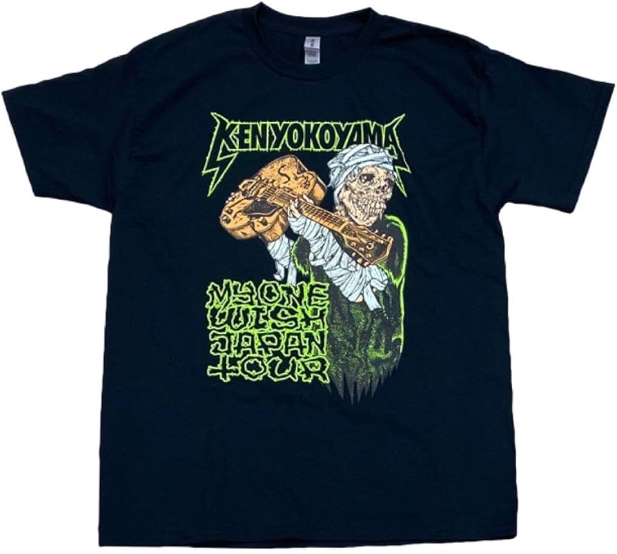 Amazon.co.jp: KEN YOKOYAMA 横山 健 My One Wish Tシャツ黒XL