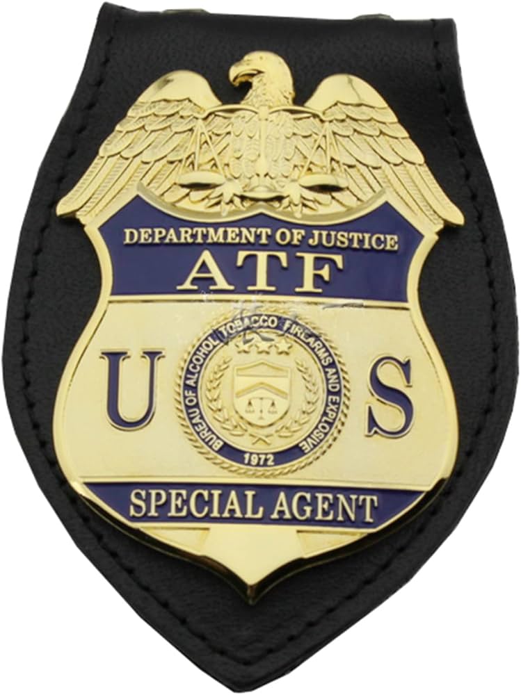 Amazon.co.jp: ミリタリーバッジ、アメリカATF特別エージェントメタル
