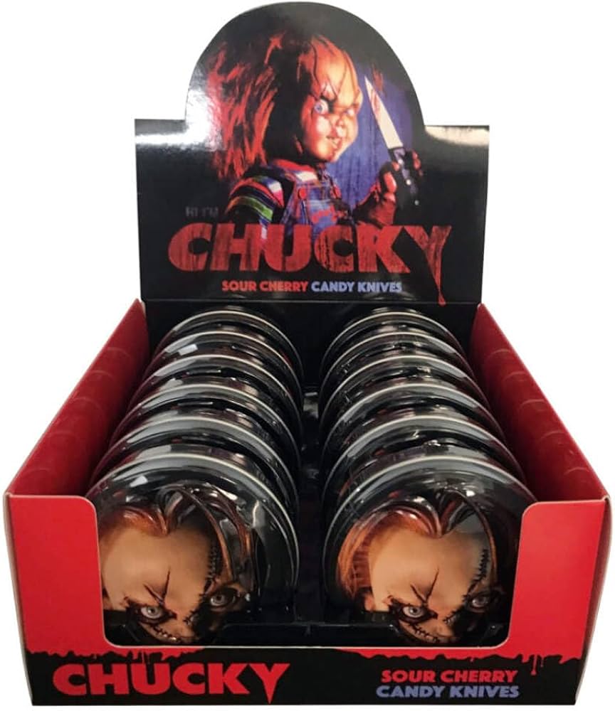Amazon.com : Child's Play Chucky Sour Cherry Candy Knives - One (1