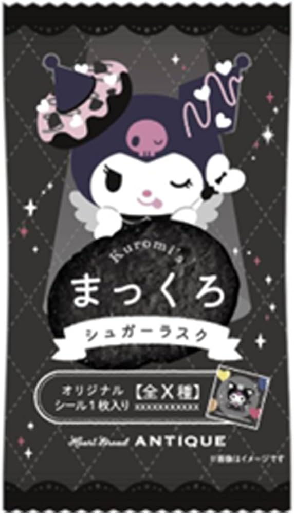 Amazon.co.jp: All Hearts Company Kuromi's Jet Black Sugar Rusk 1