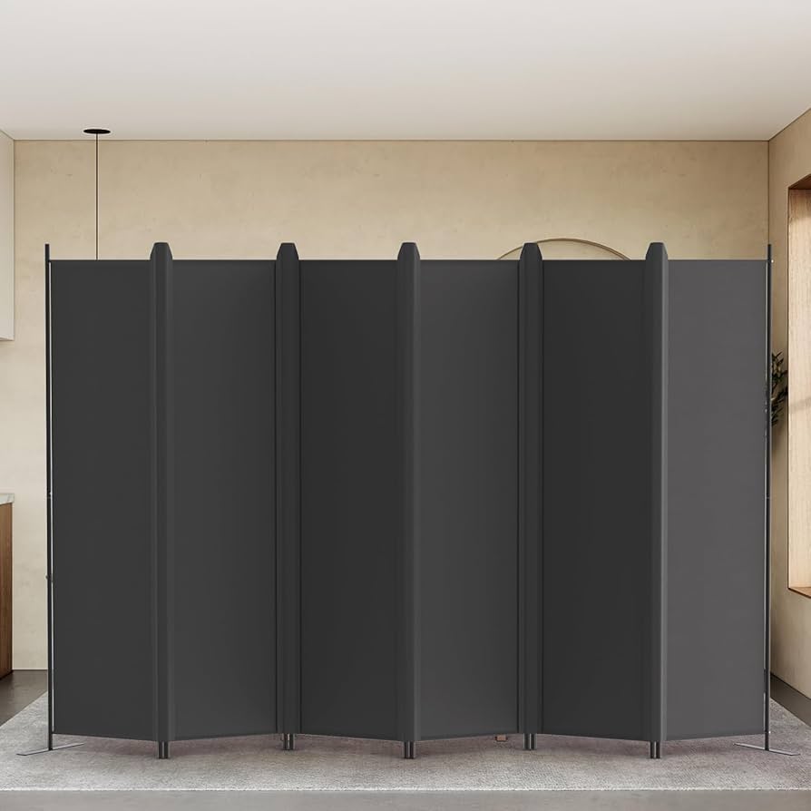 Amazon｜KELIXU パーテーション 間仕切り 6連 自立式 衝立 カバー