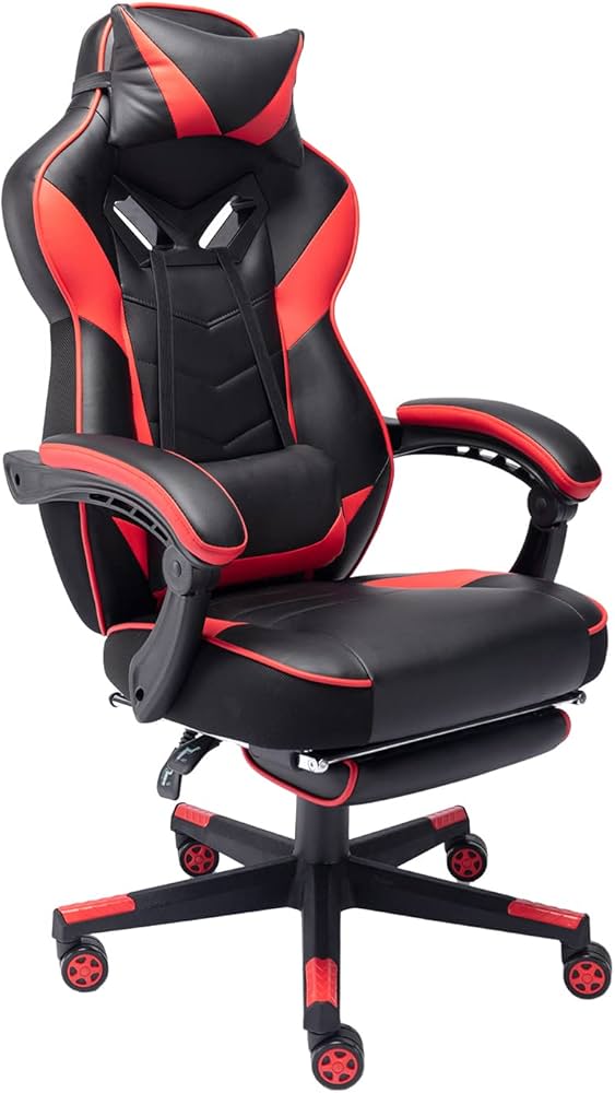 Amazon.co.jp: LEOVOL ゲームチェア PUゲーミングチェア pcチェア