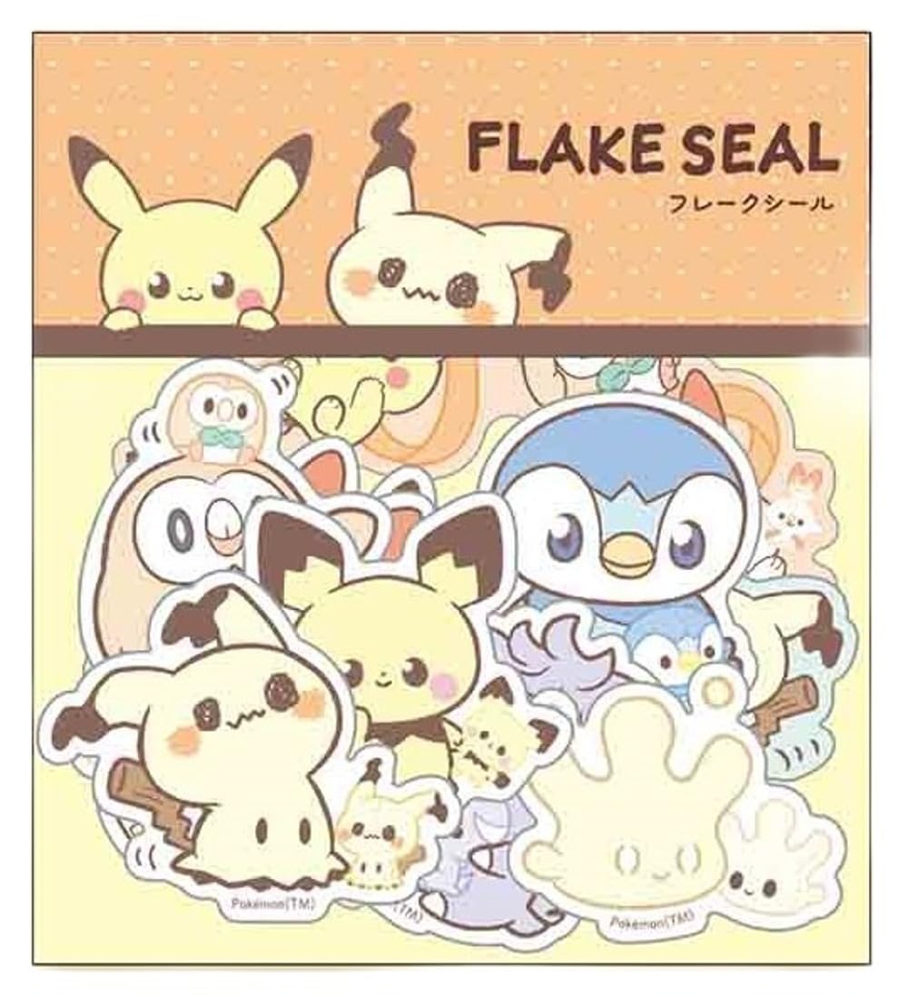 Amazon.co.jp: マリモクラフト ポケットモンスター フレークシール