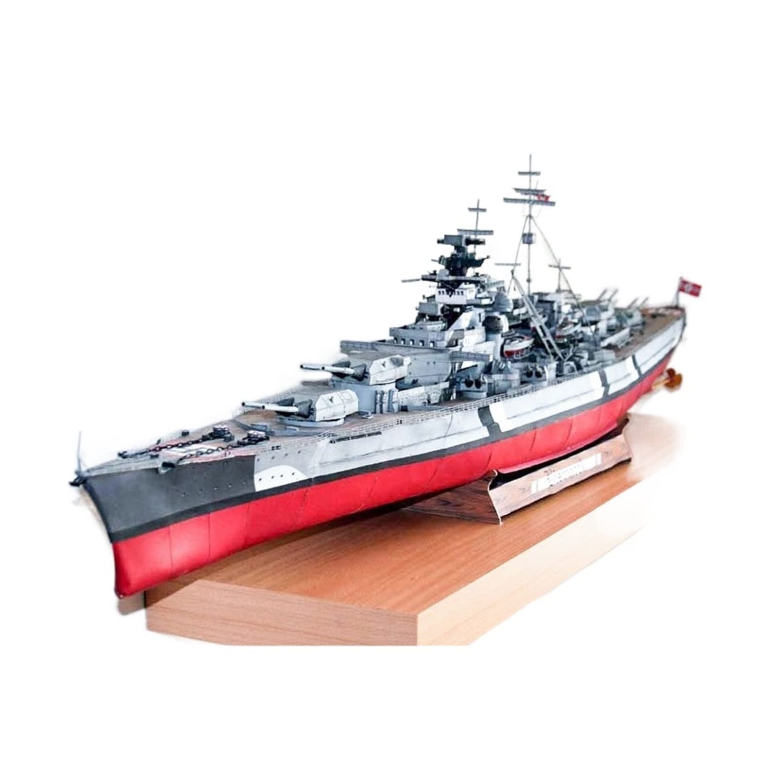 Amazon | 紙モデル ドイツビスマルク戦艦ビスマルク GPM182 フル